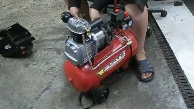 Компрессор Forte 24L замена сальника коленвала смотреть онлайн