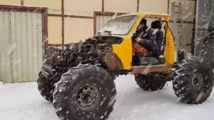 Ниваураган вездеход на колесах низкого давления