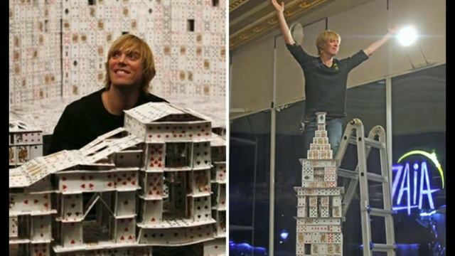 Карточный домик из 200 000 карт!!!