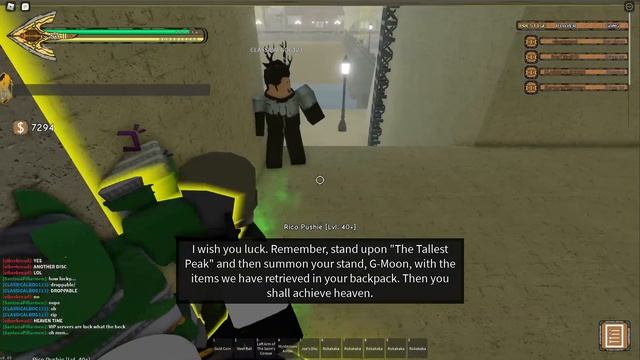 Path to Heaven (How to Obtain MIH or DIO's Bone) [YBA] смотреть онлайн