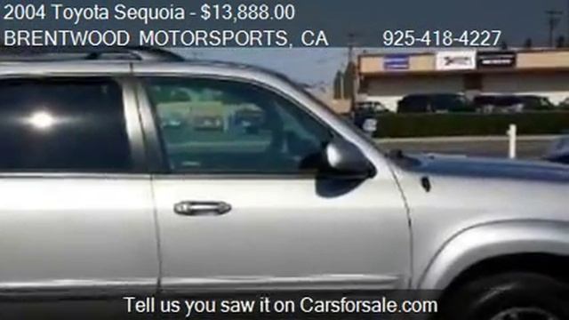 2004 Toyota Sequoia SR5 for sale in Brentwood, CA 94513 at B смотреть онлайн