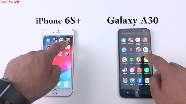 iPhone 6S+ vs SAMSUNG A30 | Speed Test Comparison смотреть онлайн