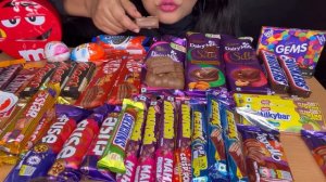 ASMR:EATING CHOCOLATE DIARYMILK,KITKAT,MUNCH,MARS,ICECREAM,AMUL *CHOCOLATE CHOCOLATE*