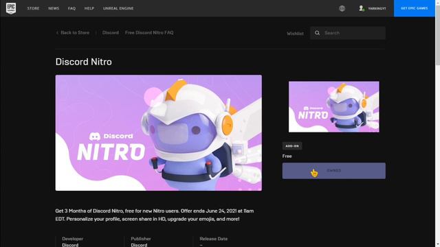 КАК БЕСПЛАТНО ПОЛУЧИТЬ Discord Nitro в Discord? РАБОТАЕТ ДО 24 ИЮНЯ!