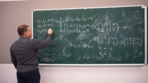 Лекция 17. Базис векторного пространства. Примеры.