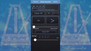 PolyNome - The Ultimate Metronome : Groove & Swing