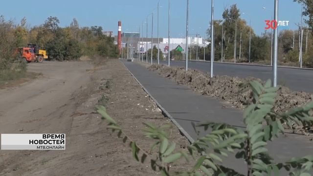Работы по строительству нового участка Первой продольной в Волгограде завершены на 90%