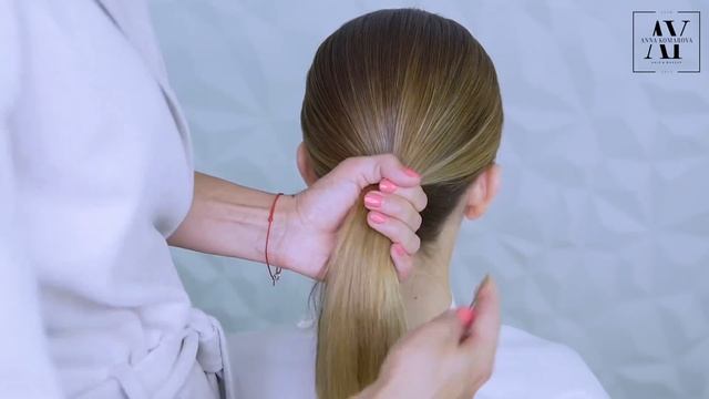 Fashion хвост с фурнитурой.Техника. Hairstyles | Анна Комарова