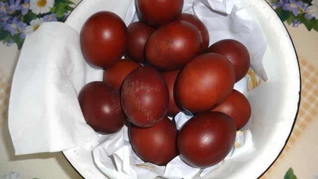 Пасхальные яйца-малеванки