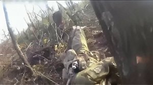 Уникальные кадры взятия пленного всушника под Клещеевкой.