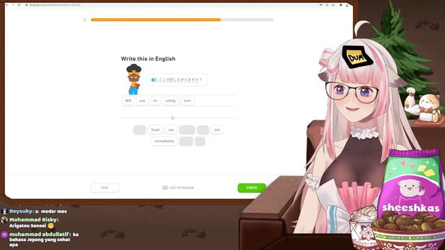[#DUOLINGO] SENSEI LEARNING JAPANESE, PLACEMENT TEST? смотреть онлайн