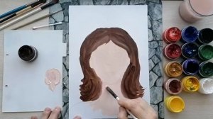 Мамочка моя. Рисуем портрет мамы.