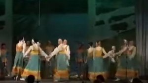 Народный хор "Верас". Русская народная песня "Во поле орешина".