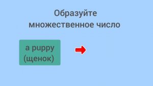 Множественное число существительных. Прилагательное.