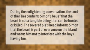 Who is to blame for Simon's death in Lord of the Flies?