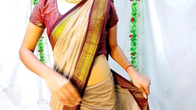 HOW TO MAKE PERFECT SAREE PLEATS|BEGINNERS SAREE DRAPING TUTORIAL STEP BY STEP|HINDI смотреть онлайн