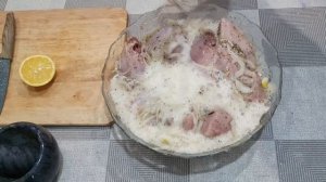Куриный шашлык в маринаде из пива
