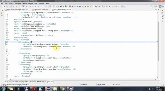 Getting Started with Spring Boot: Spring Boot Project, Initializr, and pom.xml Explained