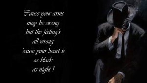 Melody Gardot - Your heart is as black as night (lyrics)