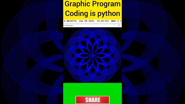 Python graphic program | Graphic coding | Total Programming Sajan Bhai #coding#python#graphics#vira