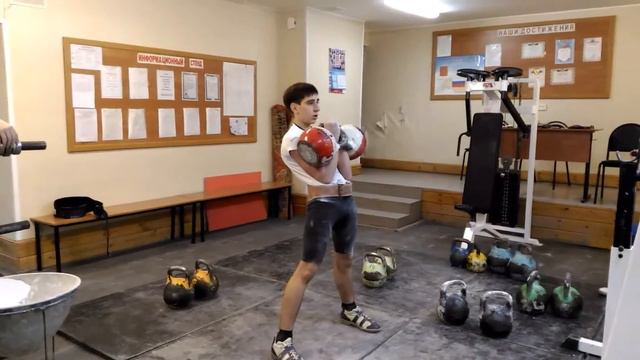 Ладный Павел,16 лет, толчок 30*2 кг, 15 подъемов смотреть онлайн