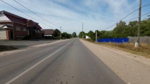 [4K] Дорога через Евлашево, Кузнецкий район (27.08.2022)