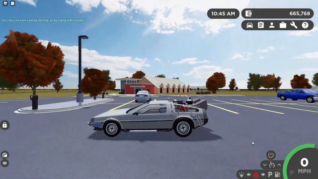 DeLorean DMC-12 Back To The Future (Roblox Greenville) смотреть онлайн