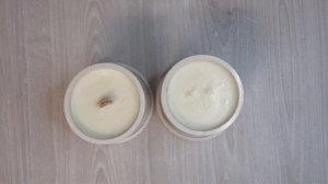 Testing Concrete Cement Candles Trial 2 Wooden Wick vs Cotton Wick Plaster of Paris Gypsum