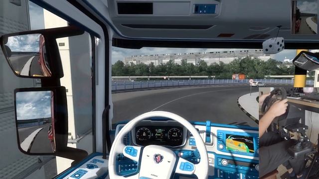 Scania 520S V8 | Bucharest ?? - Pleven ?? | ETS2 1.45 gameplay - steering wheel - PXN V9 смотреть онлайн
