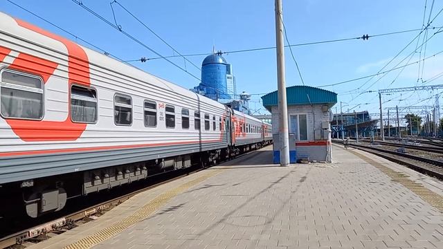 Электровоз ЭП2К-034 с поездом №131У Орск — Москва смотреть онлайн