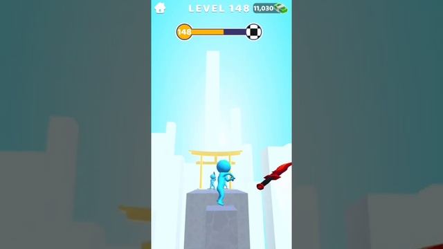 Ninja Slice Runner 3D Game | Level 148 | Sword Play! Ninja Slice Runner 3D Game YouTube Short