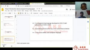 C Language Demo Class