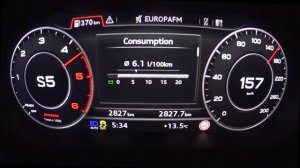2017 Audi Q5 2.0 TDI Quattro (190hp) acceleration