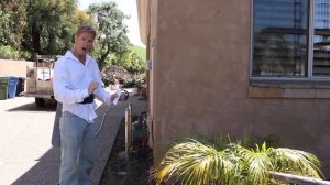 How to make heavy stucco finishes smoother, just a dementration