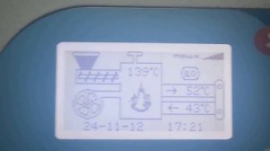 Пеллетный котел ZOTA Pellet 25кВт в работе