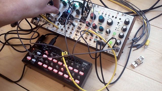 Live Jam #153 Drums / Chords / Clouds – 4ms stereo triggered sampler, Clouds, Korg sq-1 смотреть онлайн