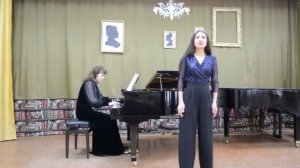 Смирнова Диана и Коробейникова Татьяна, В. Моцарт "Приход весны"