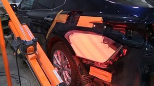 Кузовной ремонт автомобиля Toyota Camry с цветом кузова хамелеон