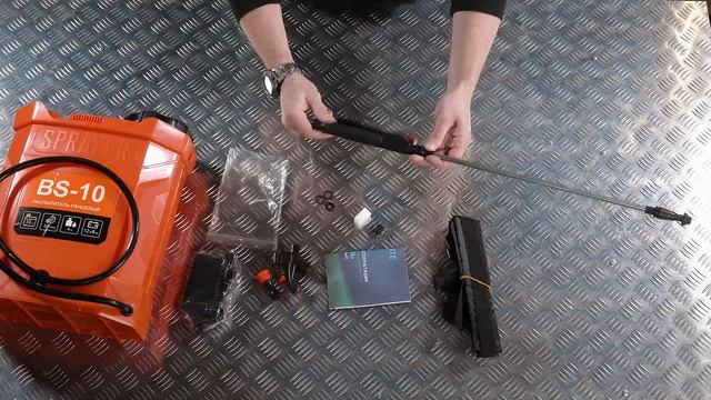 Опрыскиватель аккумуляторный 10 литров ELECTROLITE BS-10 ранцевый 12 В, 4 Бар, 3.6 л/мин
