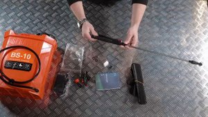 Опрыскиватель аккумуляторный 10 литров ELECTROLITE BS-10 ранцевый 12 В, 4 Бар, 3.6 л/мин