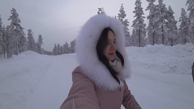 ЛАПЛАНДИЯ | Стеклянные иглу, северное сияние, олени и хаски смотреть онлайн