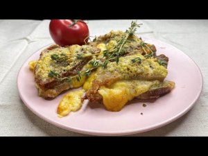 Ломтики свиной вырезки с сыром в духовке. Вкусно и просто, готовим вместе! Вот это Кухня!