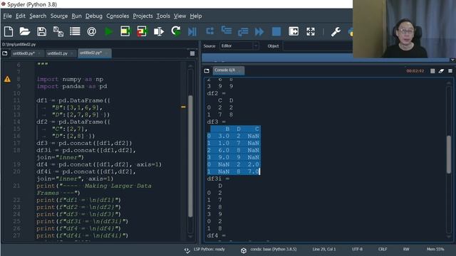 Python Programming - Data Analytics T05 - Concat, Merge and Join (Part 4/5) смотреть онлайн