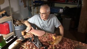 The Redwood Violin Project Update 2.  Carving the plates. Making Glue