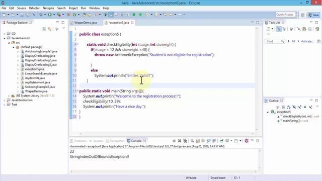 Exception Handling in Java 2020