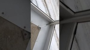 Монтаж алюминиевого витража .
