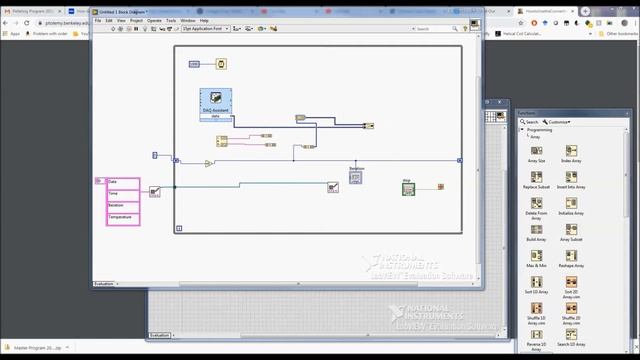 LabView Basics 2 - Writing data to an excel file