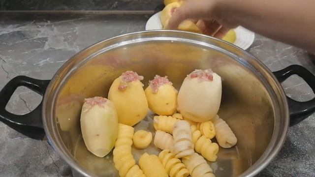 Фаршированная картошка. Очень вкусно!/ Stuffed Potatoes. Delicious!