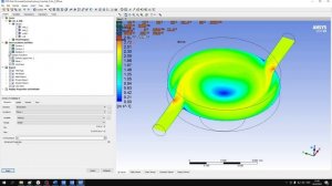 2.5 Анализ результатов газодинамического расчета задачи в CFX-Post из ANSYS CFX