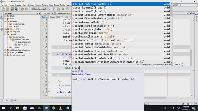 Java code in searching data in the jTable using jTextfield смотреть онлайн